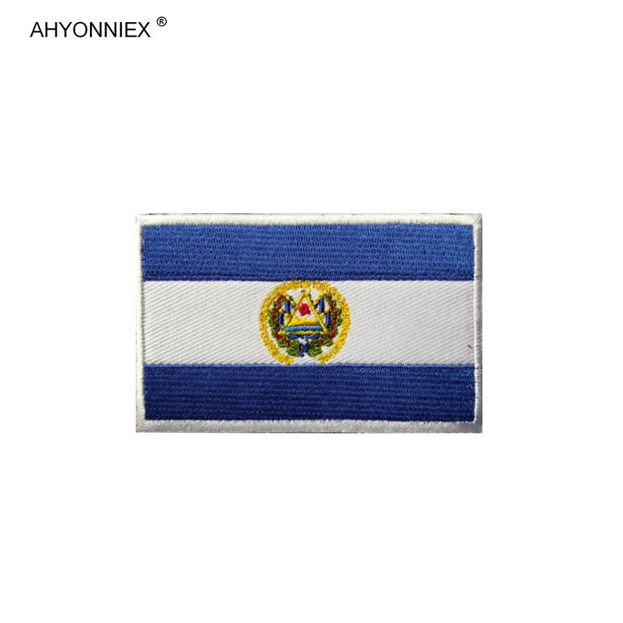 Écusson brodé drapeau de pays d'Amérique avec fixation velcro - vue 13