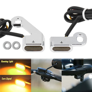 Clignotant LED ambre monté sur une Harley-Davidson Touring - vue 5