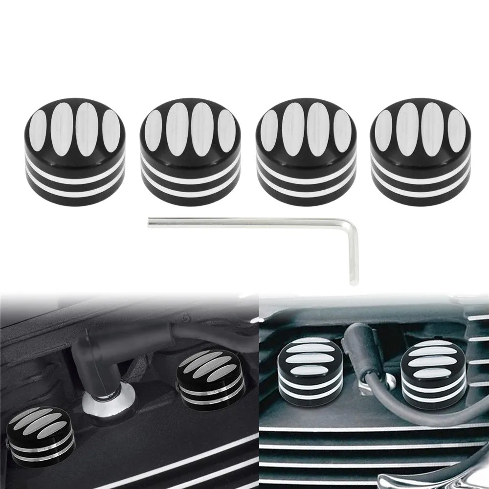 Caches de vis de culasse pour Harley Twin Cam Touring Sportster - vue 6