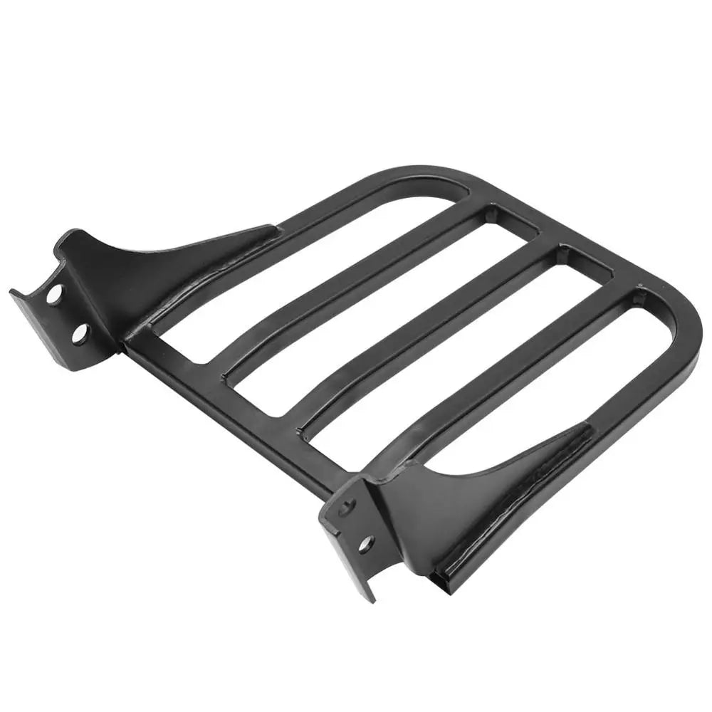 Dossier Sissy-Bar Noir avec Porte-Bagages pour Harley-Davidson Sportster XL, Softail Heritage et Dyna - vue 6