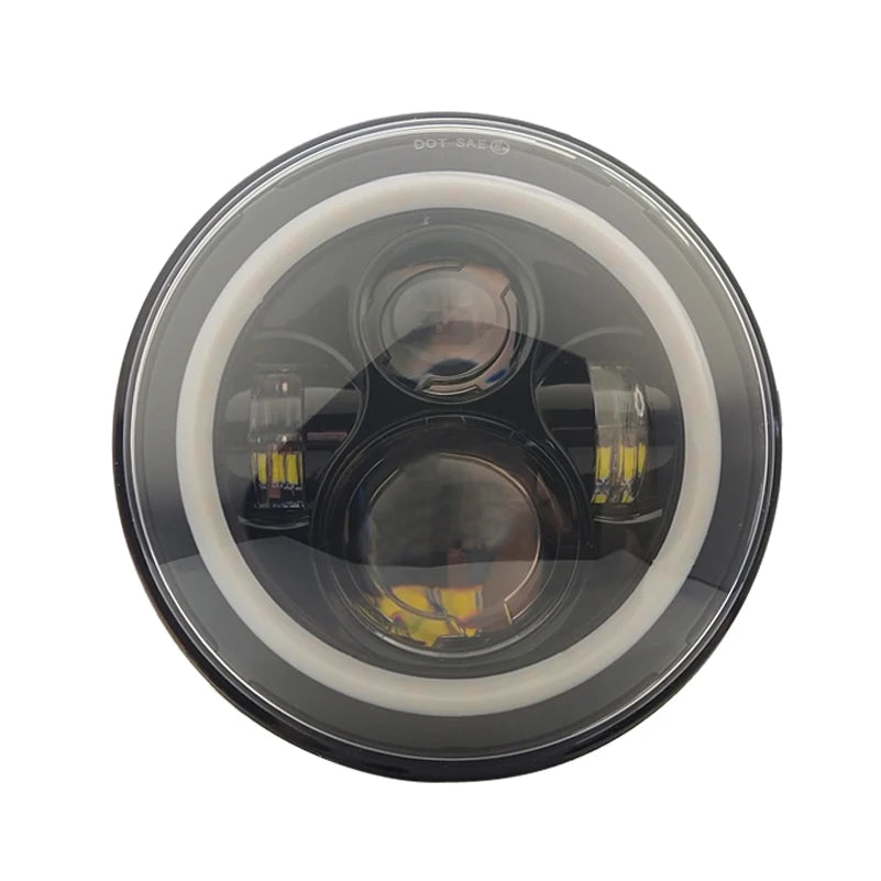 Phare LED 7 pouces avec feux additionnels LED 4,5 pouces pour Harley Touring Electra Glide - vue 3