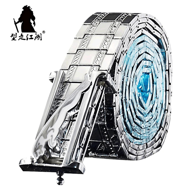 Ceinture homme en métal acier inoxydable - vue 2