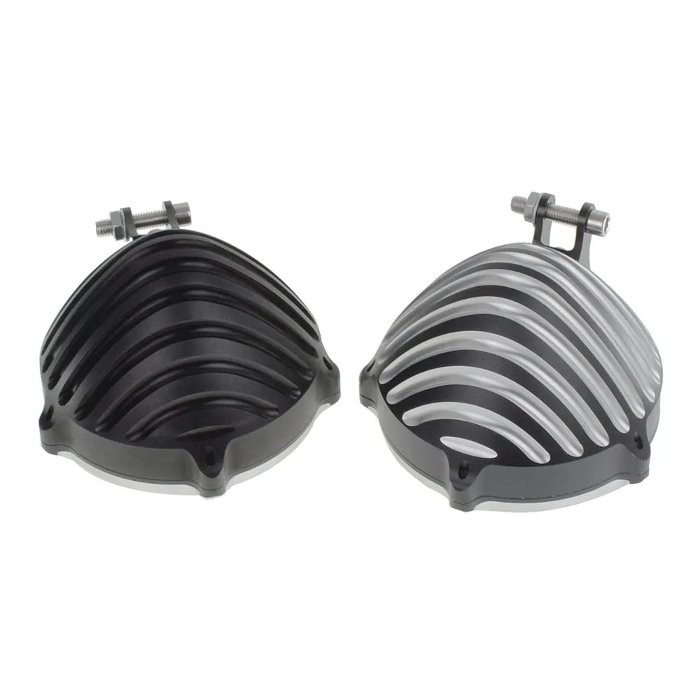Coque de phare 5,75 pouces alu CNC pour Harley Softail - vue 2