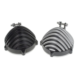 Coque de phare 5,75 pouces alu CNC pour Harley Softail - vue 2