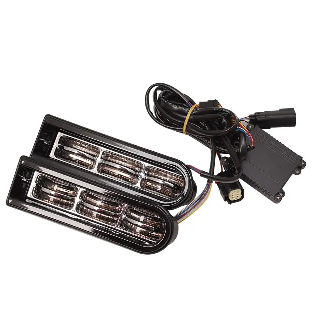 Inserts LED de supports de sacoches pour Harley Touring - vue 1
