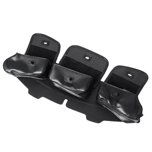 Sacoche de Pare-Brise Noire 3 Poches en Cuir PU pour Harley Electra Street Glide Touring 1996-2013 - vue 7