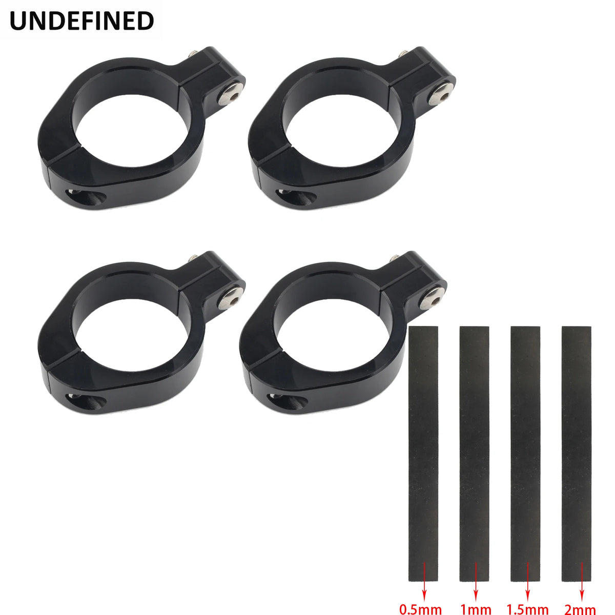 Colliers de fourche pour support de phare Harley - vue 6