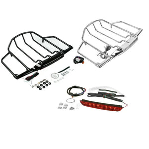 Porte-bagages de top-case avec feu LED pour Harley Touring - vue 1