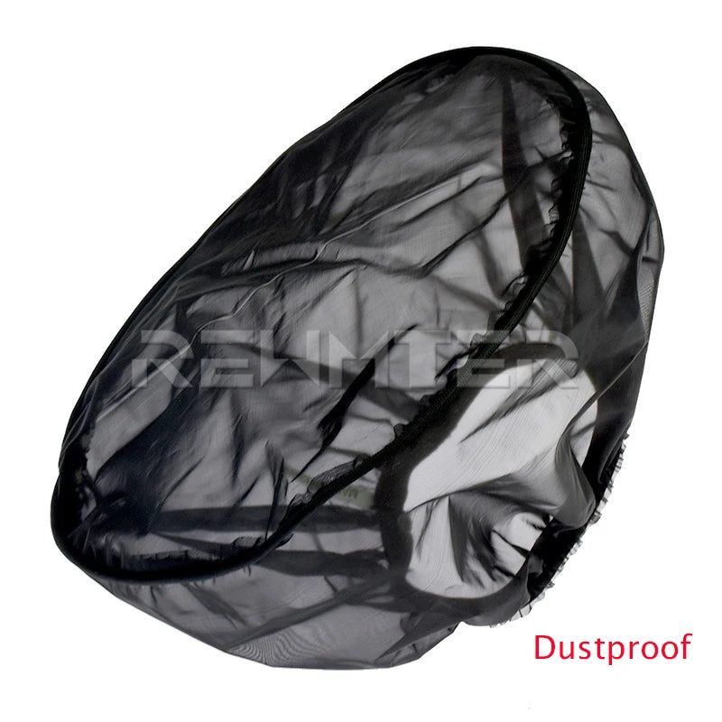 Housse noire imperméable posée sur le filtre à air d'une moto Harley-Davidson - vue 5