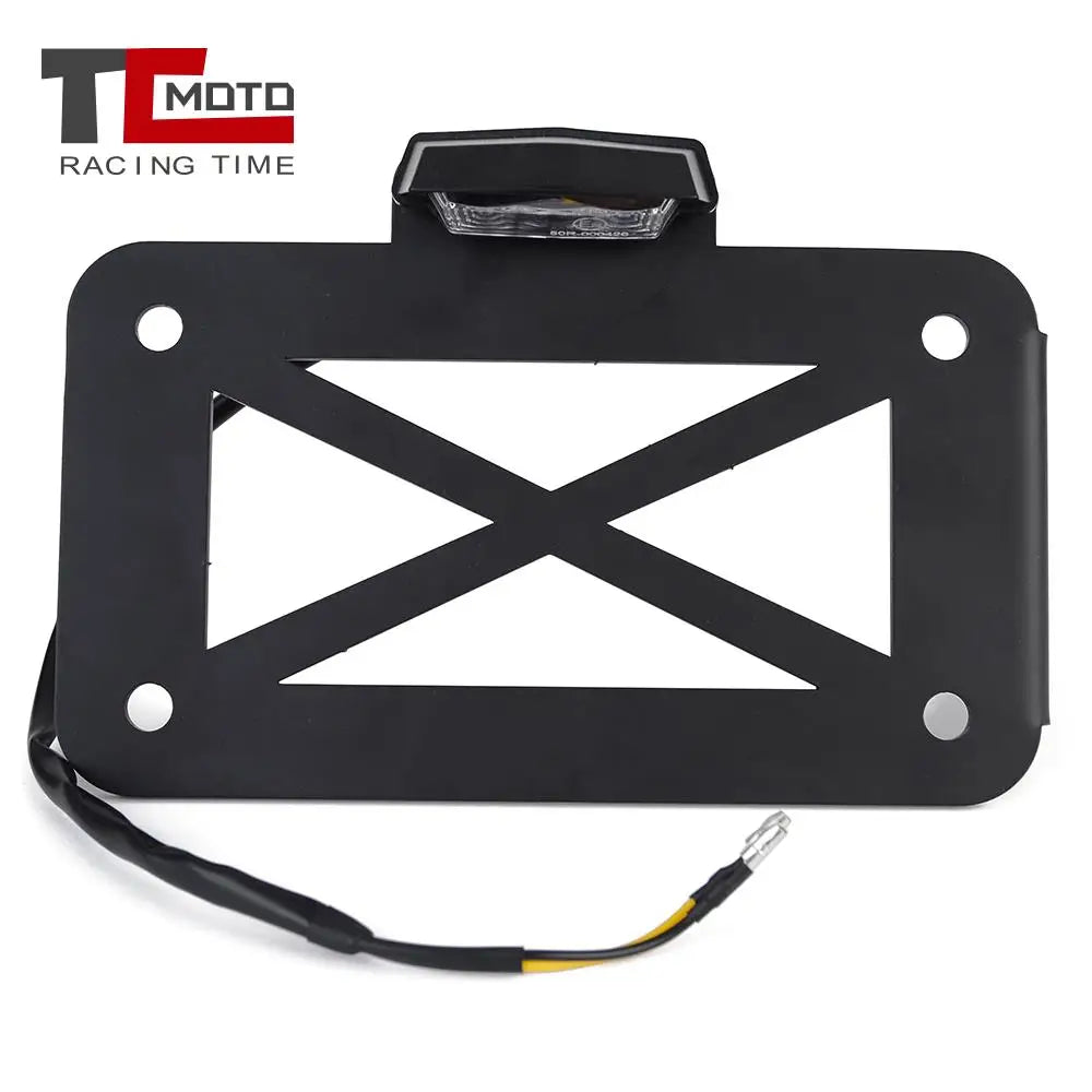 Support de plaque d'immatriculation latéral modifié pour Harley Sportster, Bobber, Chopper - vue 3