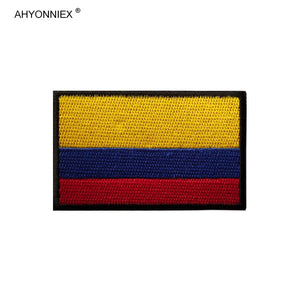 Écusson brodé drapeau de pays d'Amérique avec fixation velcro - vue 17