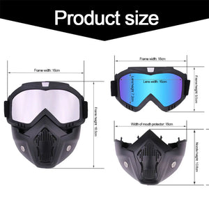 Masque Lunettes Motocross Anti-Poussière Réglable Tout-Terrain - vue 4