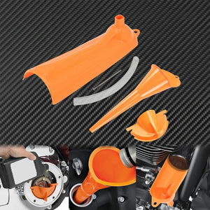 Entonnoir de remplissage d'huile primaire avec clé de filtre à huile intégrée - Harley Softail, Dyna, Touring – photo 5/11