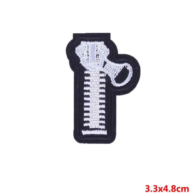 Écusson patch tête de mort et rose style biker - vue 35
