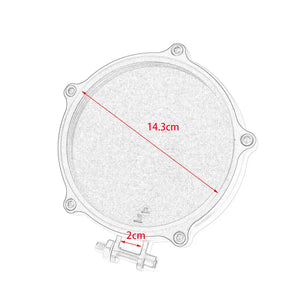 Coque de phare 5,75 pouces alu CNC pour Harley Softail - vue 6
