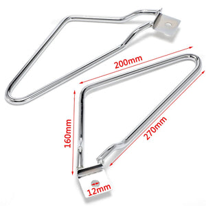 Supports de Sacoches en Acier Inoxydable pour Harley Sportster 883/Dyna Fat Bob - vue 5