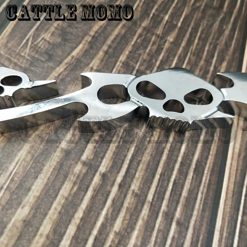 Tringle de sélecteur en aluminium noir/chrome pour Harley Softail, Road King et Electra Glide – photo 2/3