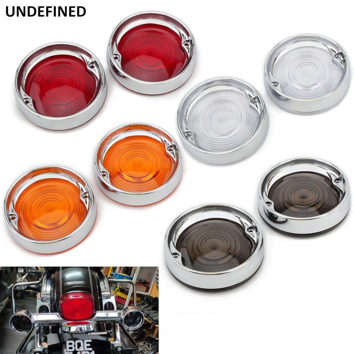 Visière de clignotant creuse pour Harley Touring - vue 1