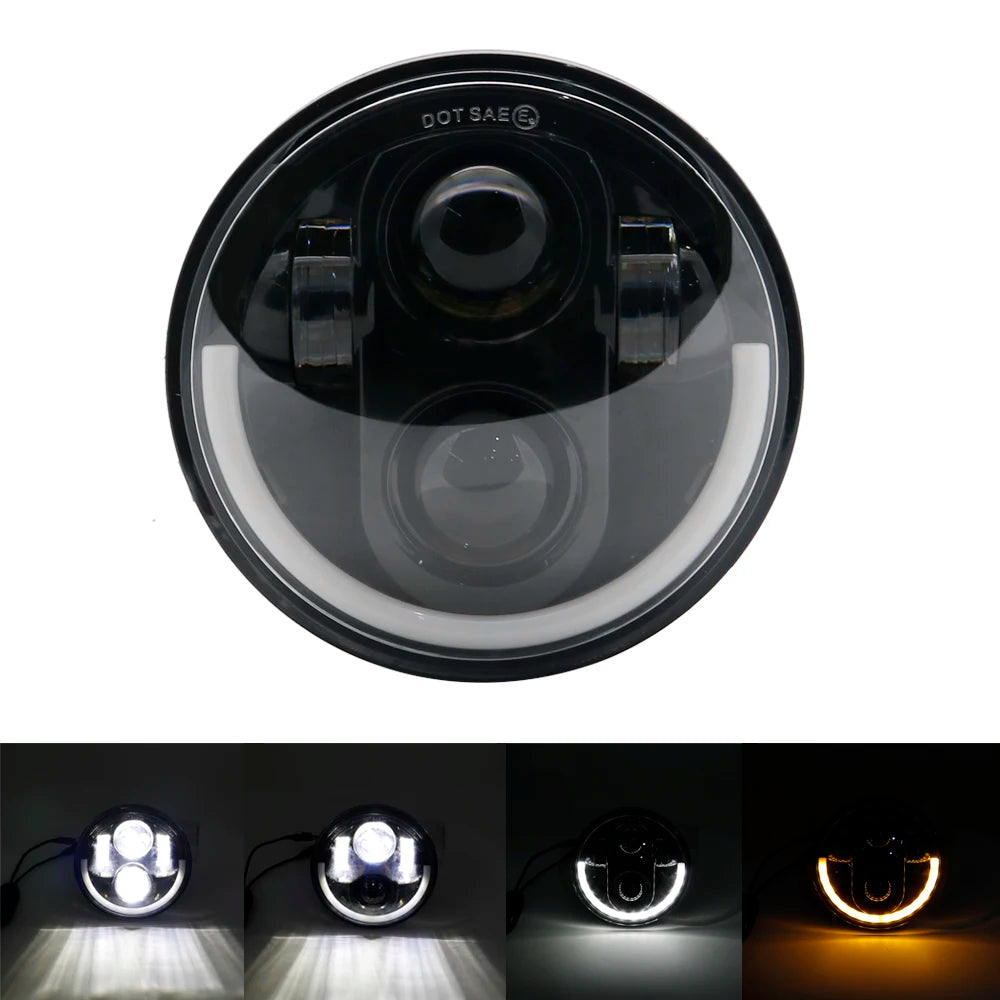 Phare LED 5,75 pouces pour Harley Sportster - vue 10