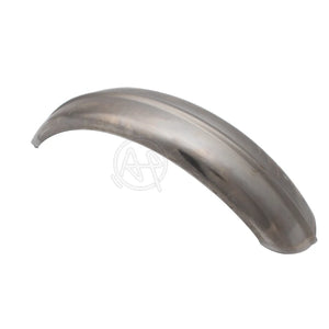 Garde-boue bobber en acier brut nervuré pour moto custom - vue 2