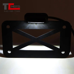 Support de plaque d'immatriculation latéral modifié pour Harley Sportster, Bobber, Chopper - vue 2