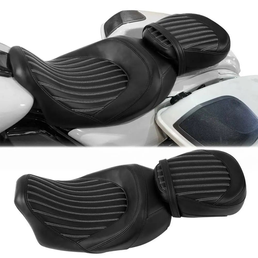 Selle biplace TCMT pour Harley-Davidson Touring (Road King Special, Street Glide)
