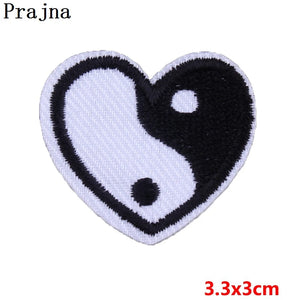 Écusson patch tête de mort et rose style biker - vue 8