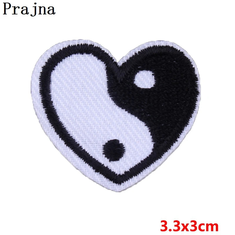 Écusson patch tête de mort et rose style biker - vue 8