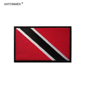 Écusson brodé drapeau de pays d'Amérique avec fixation velcro - vue 27