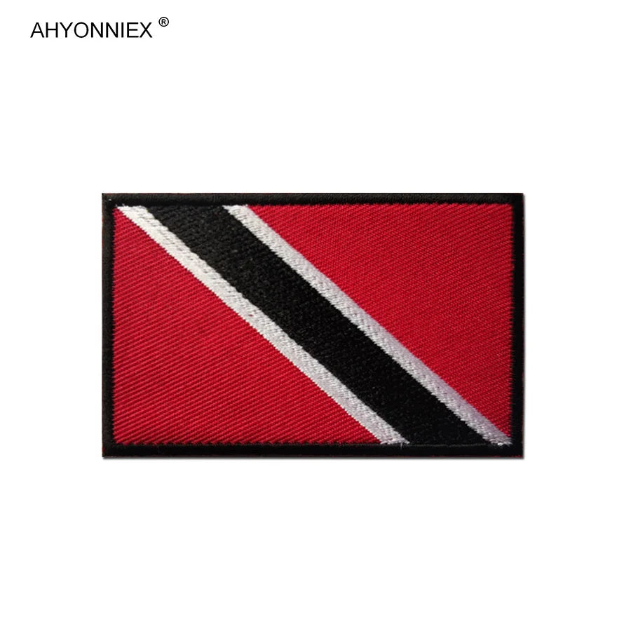 Écusson brodé drapeau de pays d'Amérique avec fixation velcro - vue 27