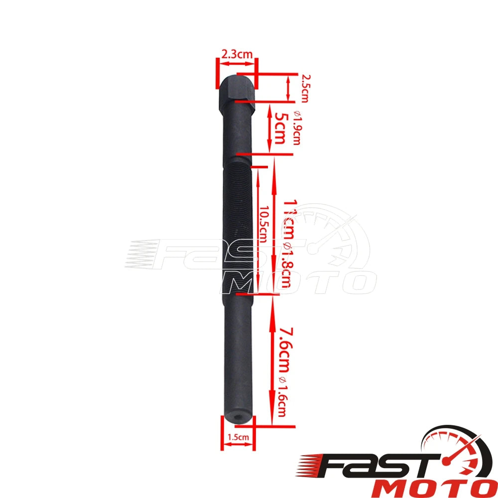 Outil extracteur d'embrayage primaire noir en acier pour quad Polaris - vue 6