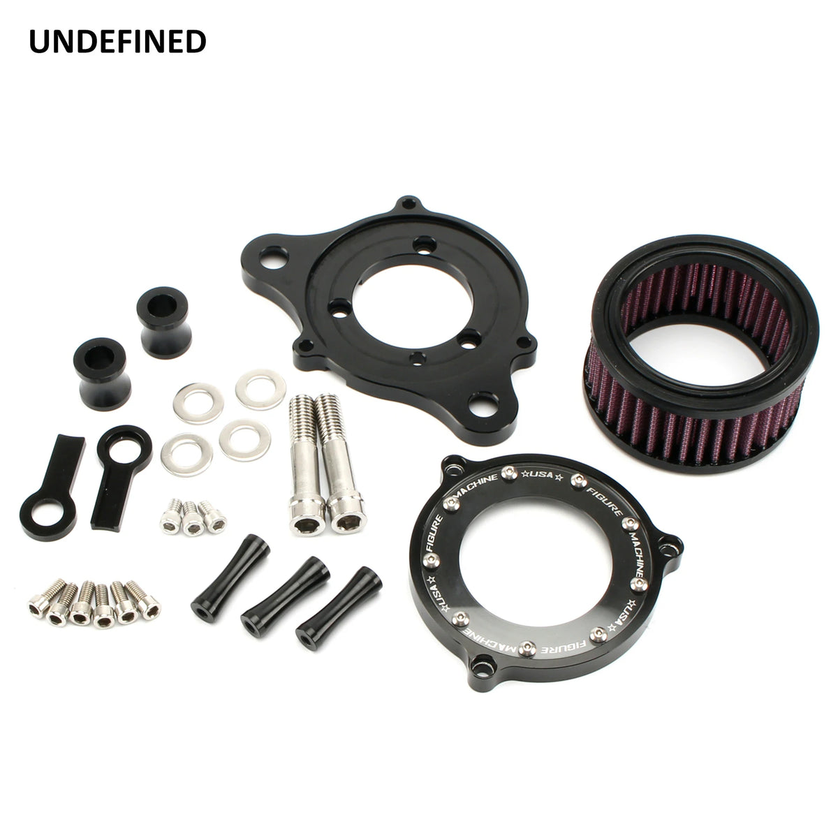 Kit filtre à air CNC noir pour Harley Sportster - vue 5