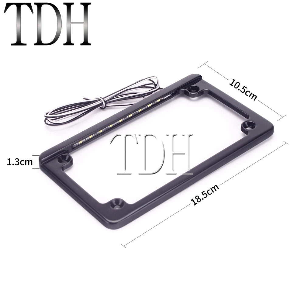 Cadre de plaque à éclairage LED pour Harley - vue 4