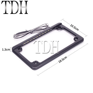 Cadre de plaque à éclairage LED pour Harley - vue 4