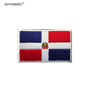 Écusson brodé drapeau de pays d'Amérique avec fixation velcro - vue 9