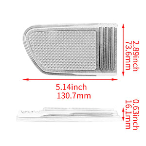 Cache de pédale de frein en aluminium anodisé noir pour Harley-Davidson - vue 3