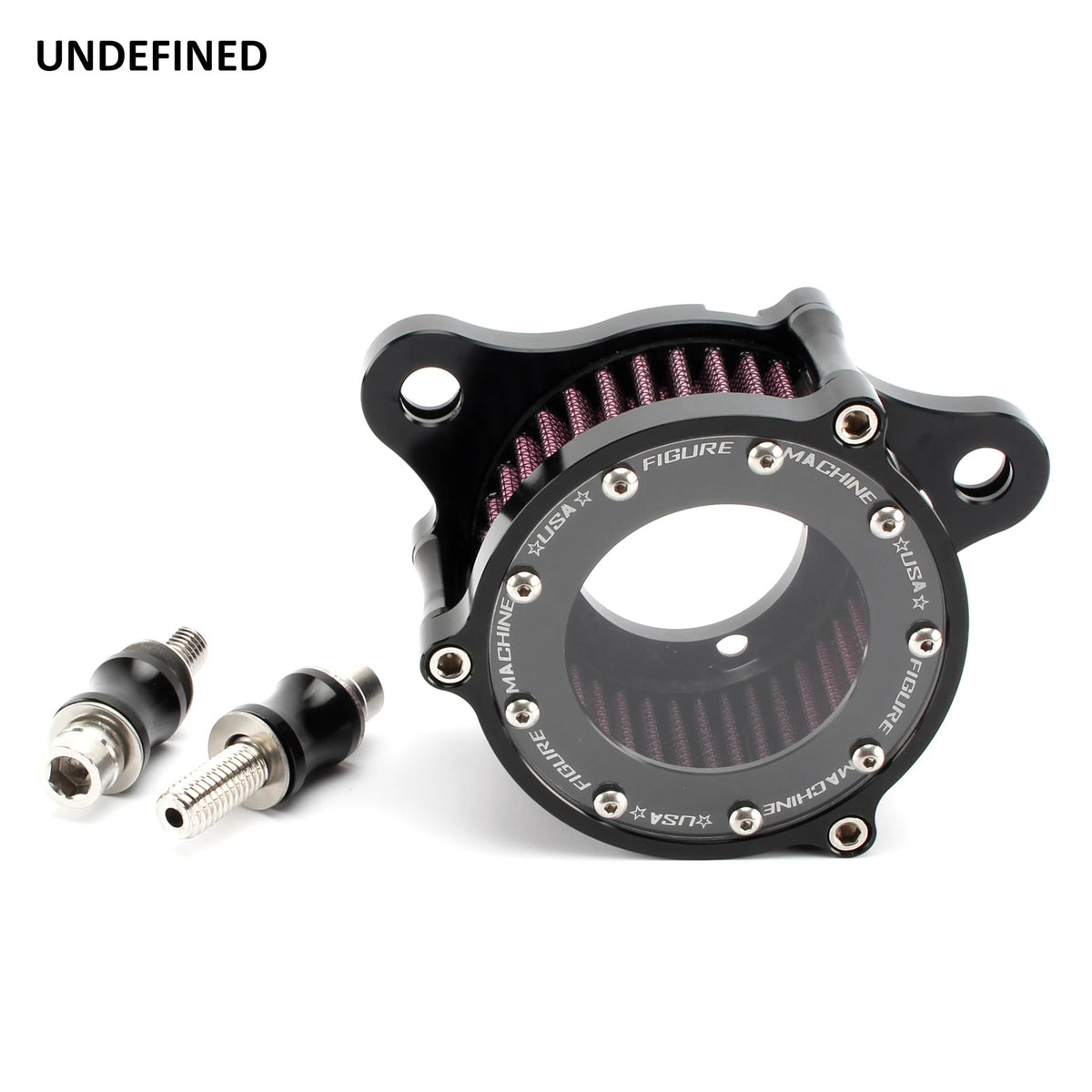 Kit filtre à air CNC noir pour Harley Sportster - vue 3