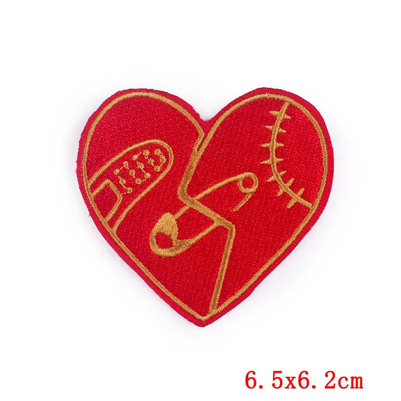 Écusson patch tête de mort et rose style biker - vue 42