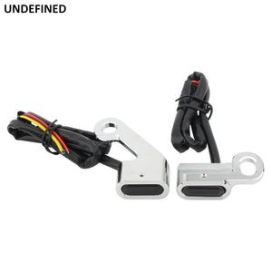 Mini clignotants LED de guidon pour Harley Softail - vue 4