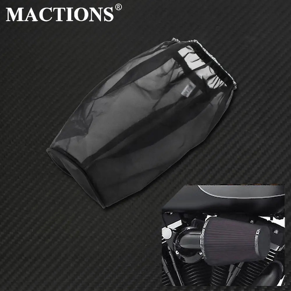 Chaussette de pluie noire pour filtre à air pour Harley Sportster Touring Dyna Softail - vue 7