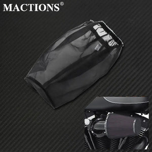 Chaussette de pluie noire pour filtre à air pour Harley Sportster Touring Dyna Softail - vue 7