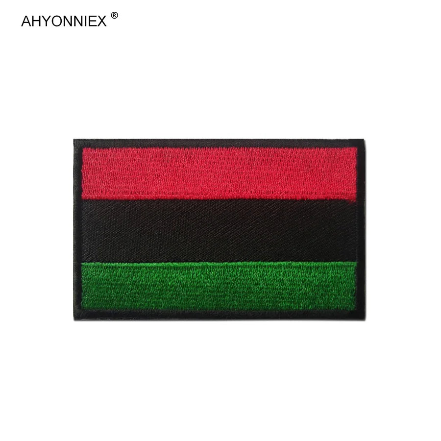 Écusson brodé drapeau de pays d'Amérique avec fixation velcro - vue 26