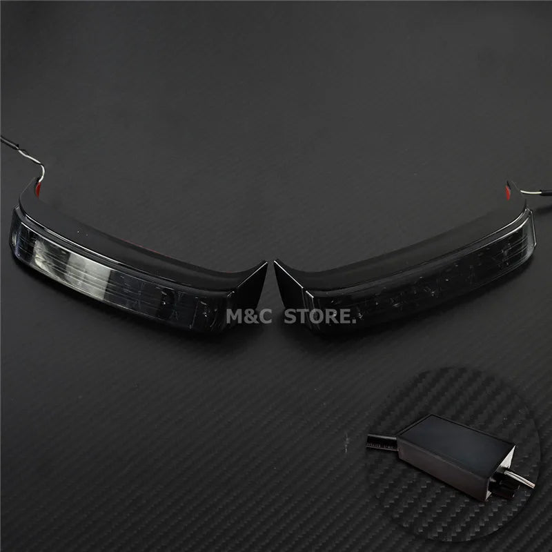 Feu arrière LED de sacoche, clignotant, veilleuse et stop, pour Harley Touring 2014-2024 - vue 8