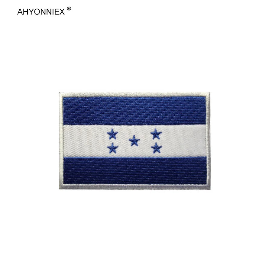 Écusson brodé drapeau de pays d'Amérique avec fixation velcro - vue 22