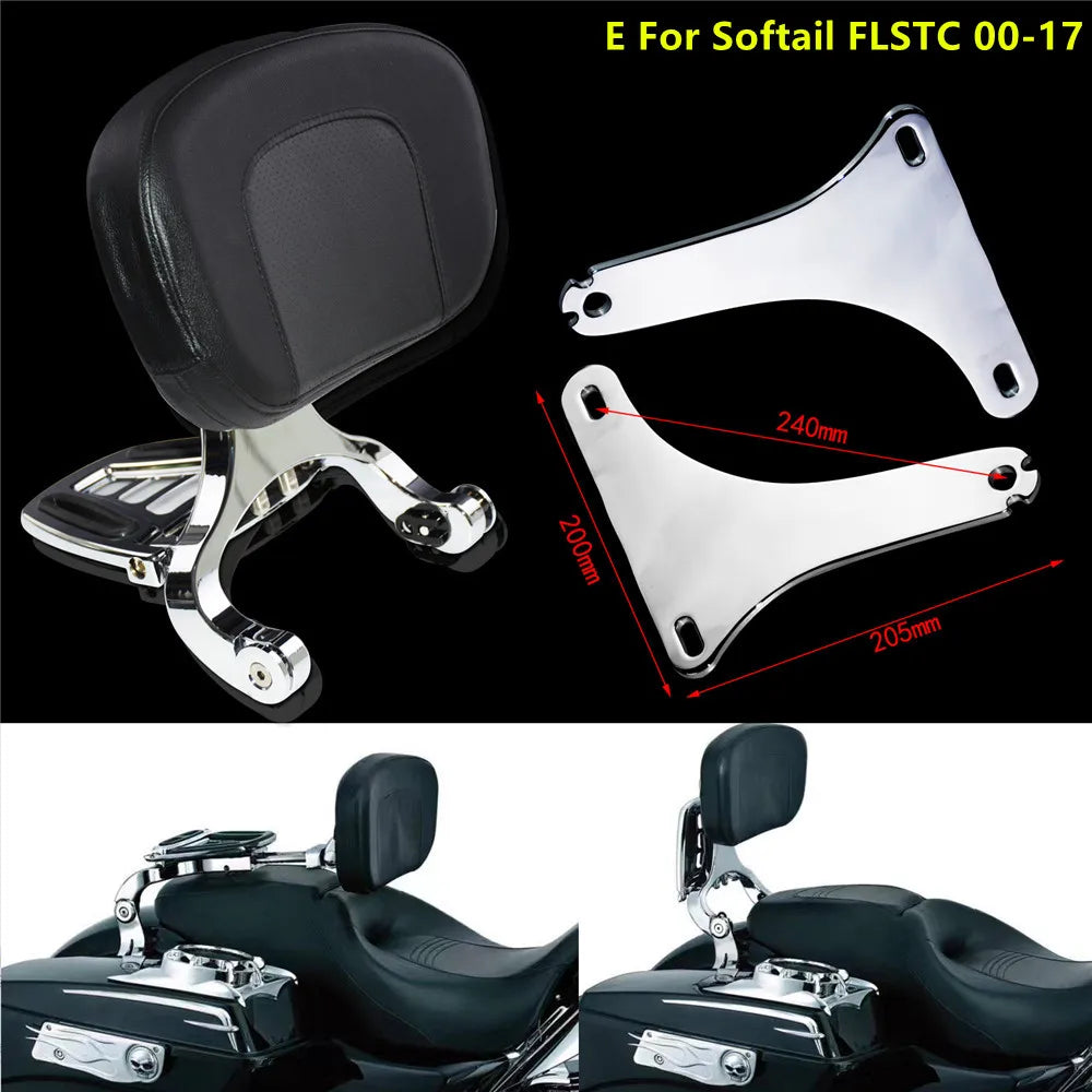 Dossier Ajustable Multi-Usage Conducteur/Passager - Harley-Davidson Dyna, Touring, Road Glide – photo 6/16