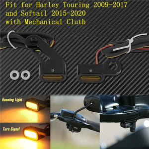 Mini clignotants LED E-Mark avant, feu de position pour Harley Touring, Street/Road Glide, Softail, Sportster XL883 - vue 14