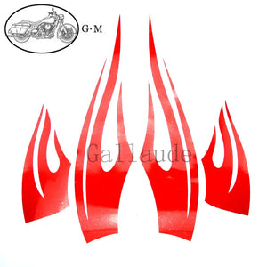 Autocollant flammes vinyle sur carénage de Harley - vue 5
