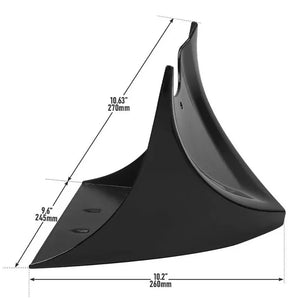 Spoiler avant noir pour Harley-Davidson Softail Deluxe - vue 3
