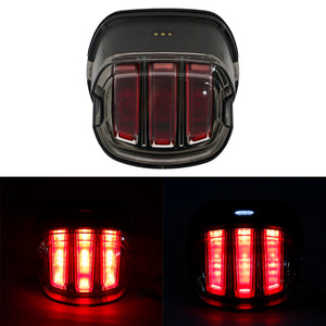 Feu arrière LED lay-down pour Harley Softail Dyna Touring - vue 9