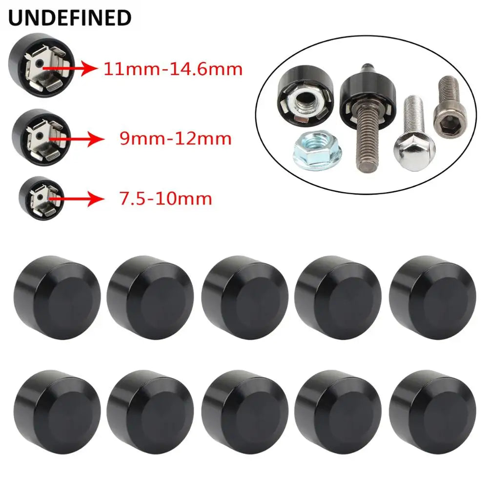 Caches de vis de culasse pour Harley Touring Dyna Softail Sportster - vue 1